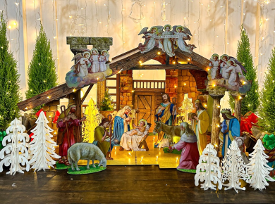 Trang trí Noel lung linh với Hang Đá Giáng Sinh 3D độc đáo từ TAYTA