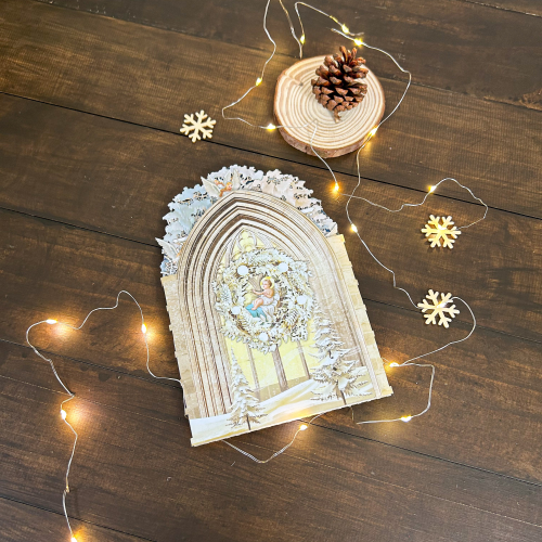 Thiệp Giáng Sinh Christmas Snowflakes Quà Tặng Noel - TAYTA