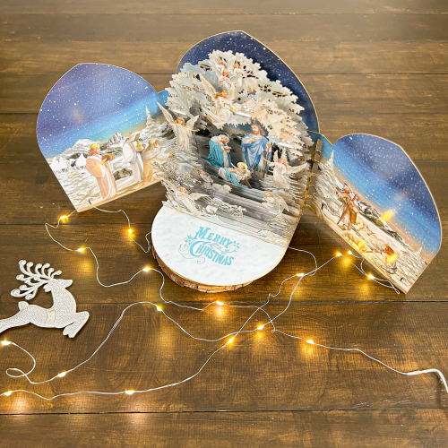 Thiệp Giáng Sinh Christmas Snowflakes Quà Tặng Noel - TAYTA