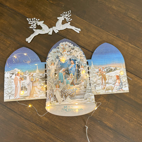 Thiệp Giáng Sinh Christmas Snowflakes Quà Tặng Noel - TAYTA