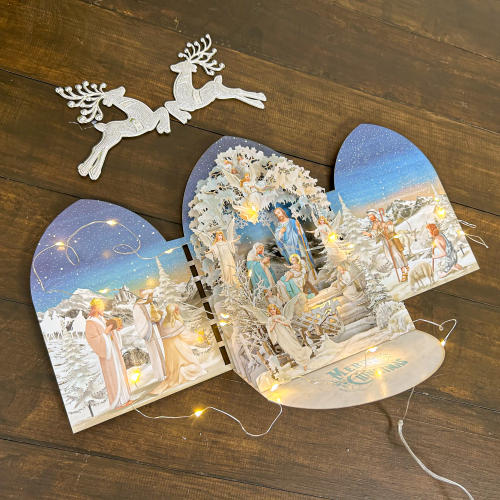 Thiệp Giáng Sinh Christmas Snowflakes Quà Tặng Noel - TAYTA
