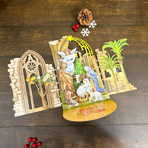 Thiệp 3D Đêm Giáng Sinh - Holy Night 3D Card