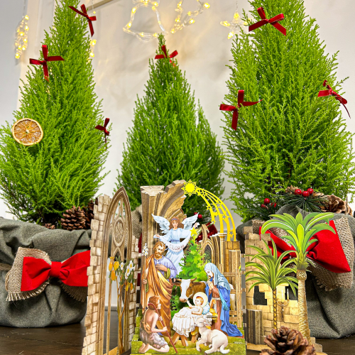 Thiệp 3D Đêm Giáng Sinh - Holy Night 3D Card