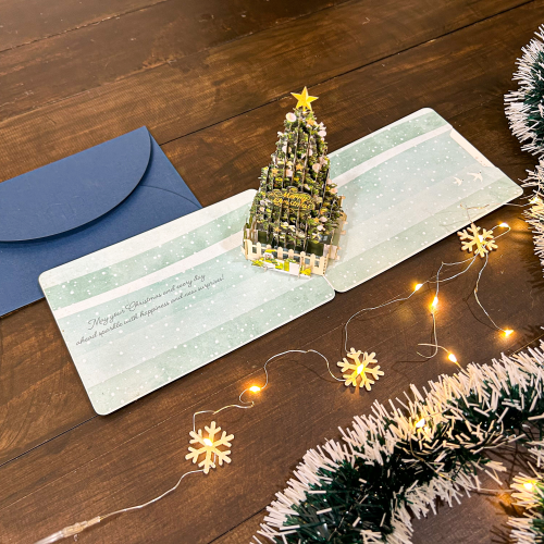 Thiệp 3D Christmas Trees Trang Trí Giáng Sinh Dễ Thương - TAYTA