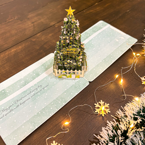 Thiệp 3D Christmas Trees Trang Trí Giáng Sinh Dễ Thương - TAYTA