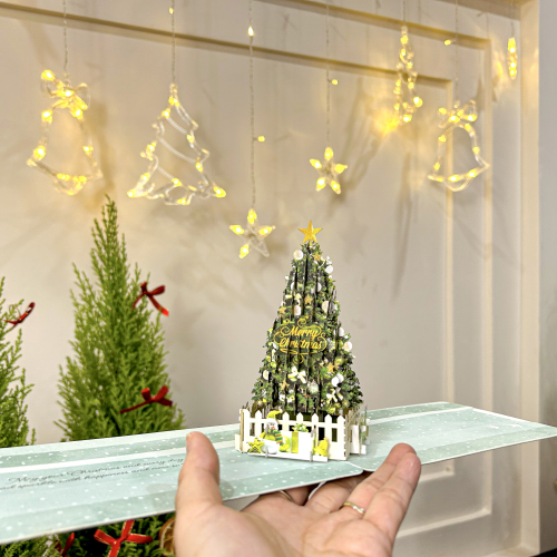 Thiệp 3D Christmas Trees Trang Trí Giáng Sinh Dễ Thương - TAYTA