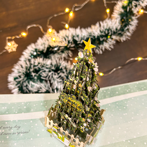 Thiệp 3D Christmas Trees Trang Trí Giáng Sinh Dễ Thương - TAYTA