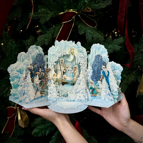 Thiệp Giáng Sinh 3D - Icy Christmas - TAYTA
