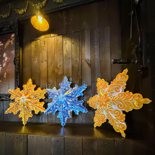 [51CM] NS001 - Lồng Đèn Ngôi Sao Cách Điệu Trang Trí Giáng Sinh - TAYTA