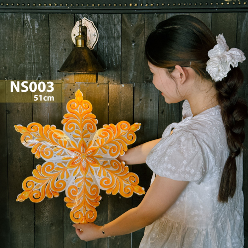 [51CM] NS003 - Lồng Đèn Ngôi Sao Cách Điệu Trang Trí Giáng Sinh - TAYTA