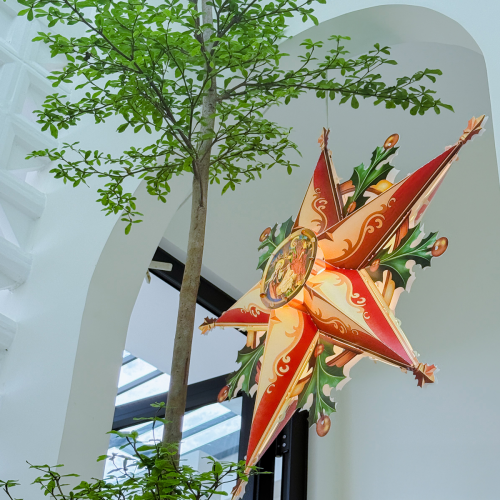 [75CM] NS005 - Lồng Đèn Ngôi Sao Cỡ Lớn Phong Cách Vintage - TAYTA