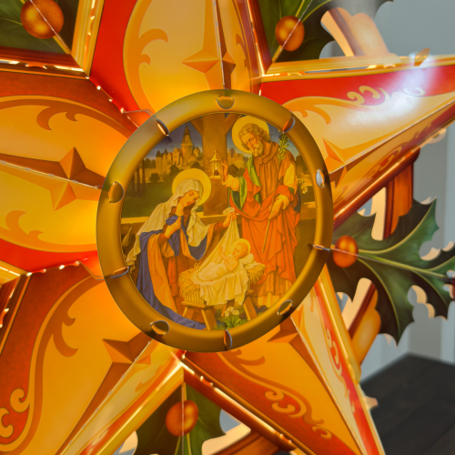 [75CM] NS005 - Lồng Đèn Ngôi Sao Cỡ Lớn Phong Cách Vintage - TAYTA