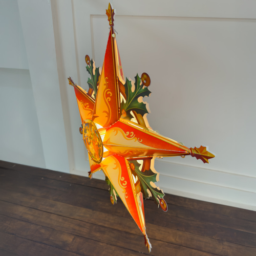 [75CM] NS005 - Lồng Đèn Ngôi Sao Cỡ Lớn Phong Cách Vintage - TAYTA