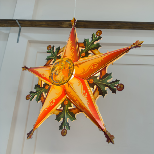 [75CM] NS005 - Lồng Đèn Ngôi Sao Cỡ Lớn Phong Cách Vintage - TAYTA