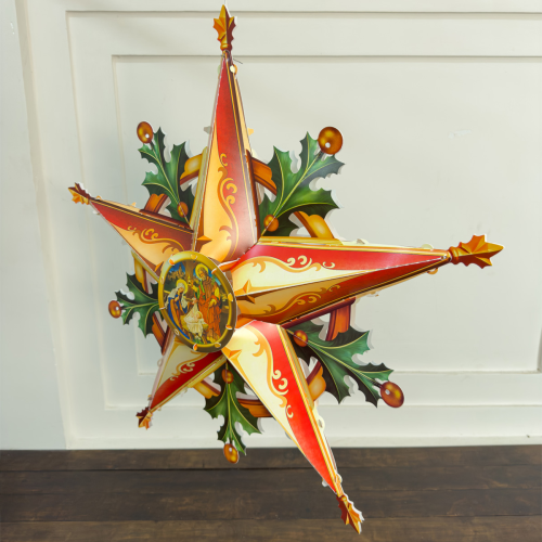 [75CM] NS005 - Lồng Đèn Ngôi Sao Cỡ Lớn Phong Cách Vintage - TAYTA