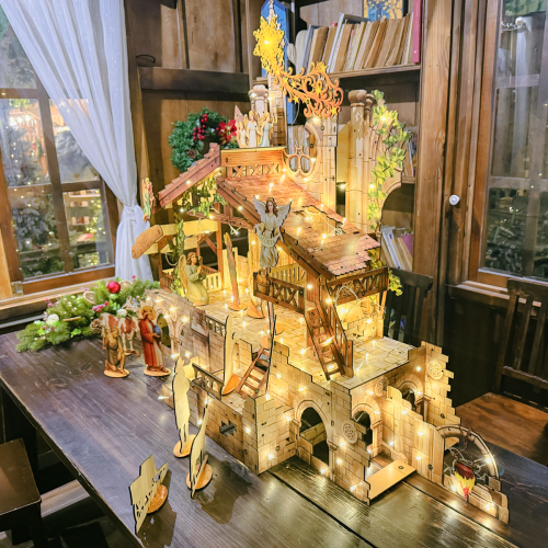 [1M35] HANG ĐÁ GIÁNG SINH STONE GỖ PLYWOOD CAO CẤP - TAYTA