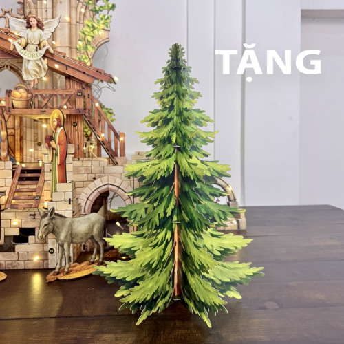 [1M35] HANG ĐÁ GIÁNG SINH STONE GỖ PLYWOOD CAO CẤP - TAYTA