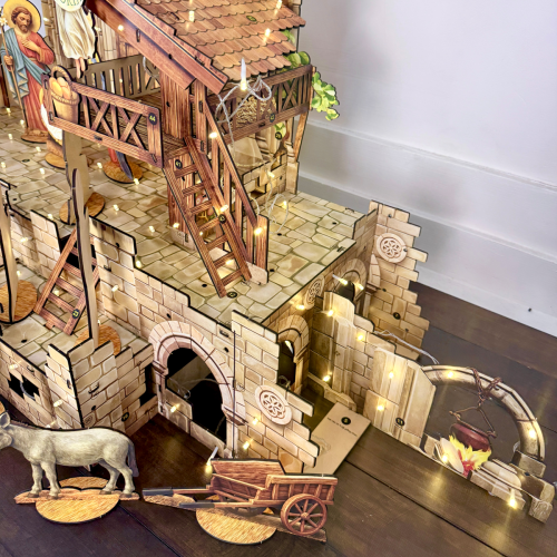 [1M35] HANG ĐÁ GIÁNG SINH STONE GỖ PLYWOOD CAO CẤP - TAYTA