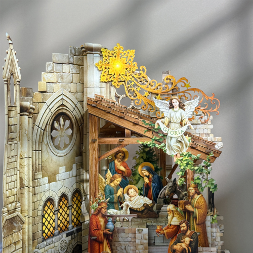 Thiệp 3D Nativity Stone - Thiệp Giáng Sinh Độc Đáo - TAYTA