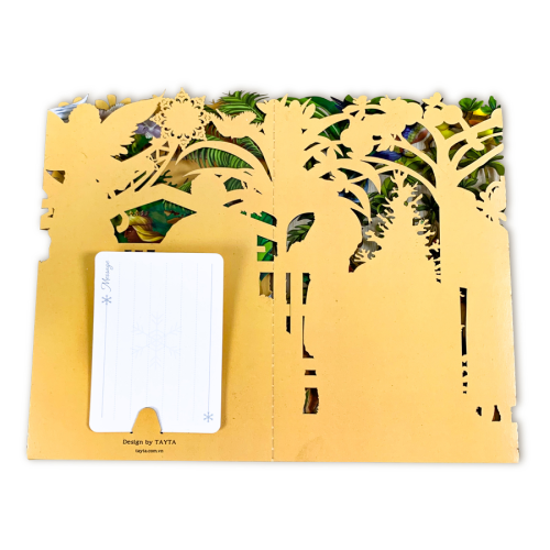 Thiệp Ziczac Đêm Giáng Sinh - Holynight Ziczac Cards
