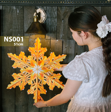 [51CM] NS001 - Lồng Đèn Ngôi Sao Cách Điệu Trang Trí Giáng Sinh - TAYTA