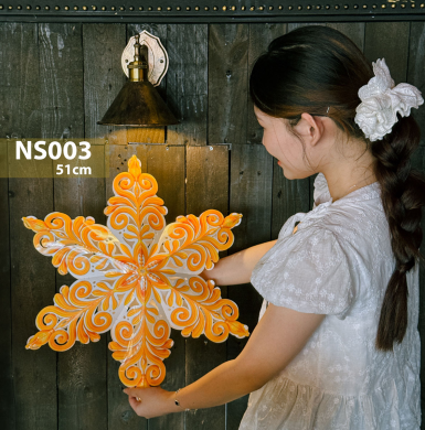 [51CM] NS003 - Lồng Đèn Ngôi Sao Cách Điệu Trang Trí Giáng Sinh - TAYTA