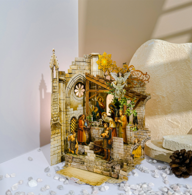 Thiệp 3D Nativity Stone - Thiệp Giáng Sinh Độc Đáo - TAYTA